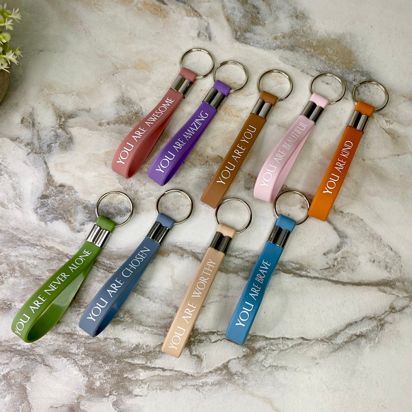 Keychain - Silicone Affirmation