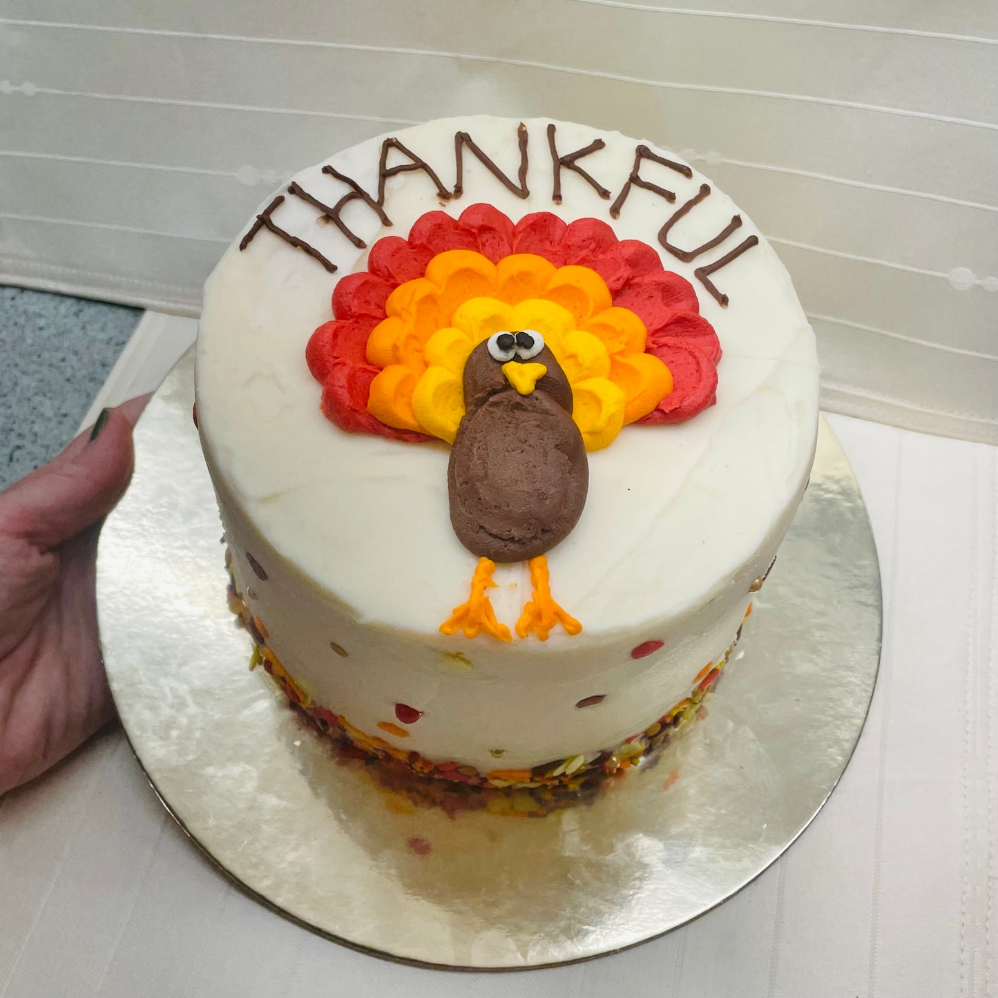 6inch Thankful cake