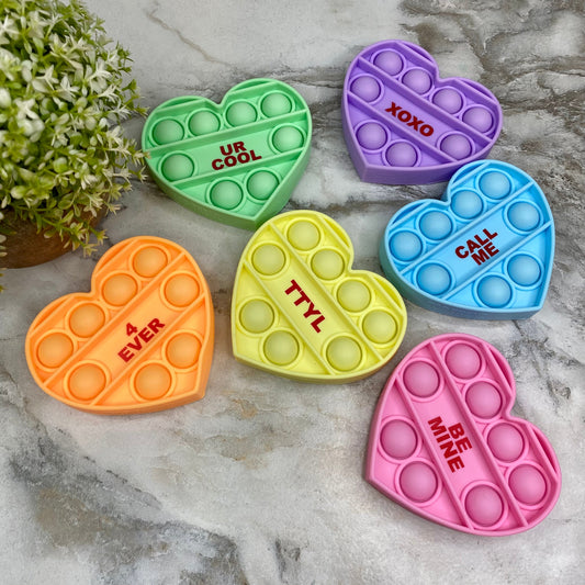 OMG! Pop Fidgety Mini Conversation Hearts