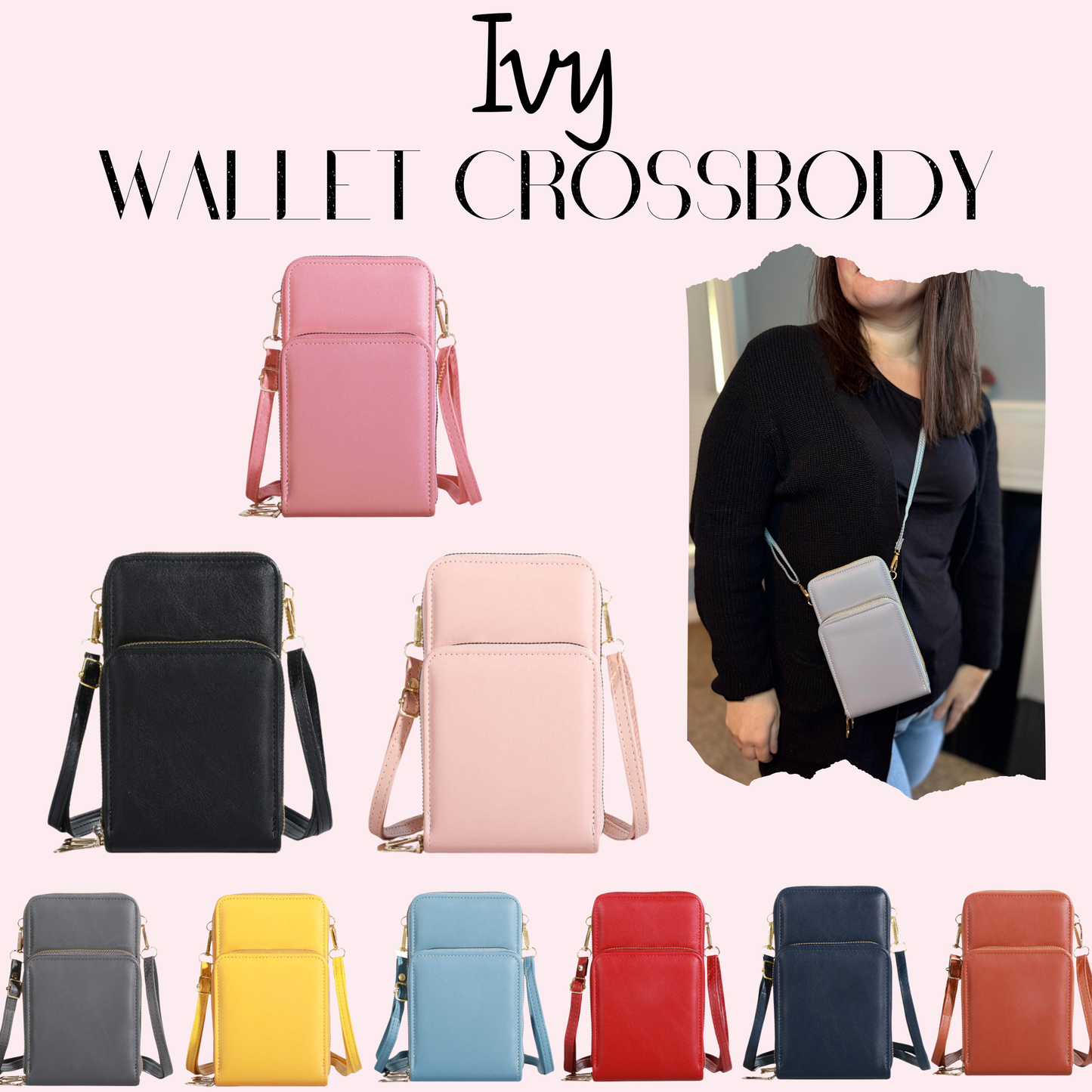 Ivy Crossbody Wallet + Purse -