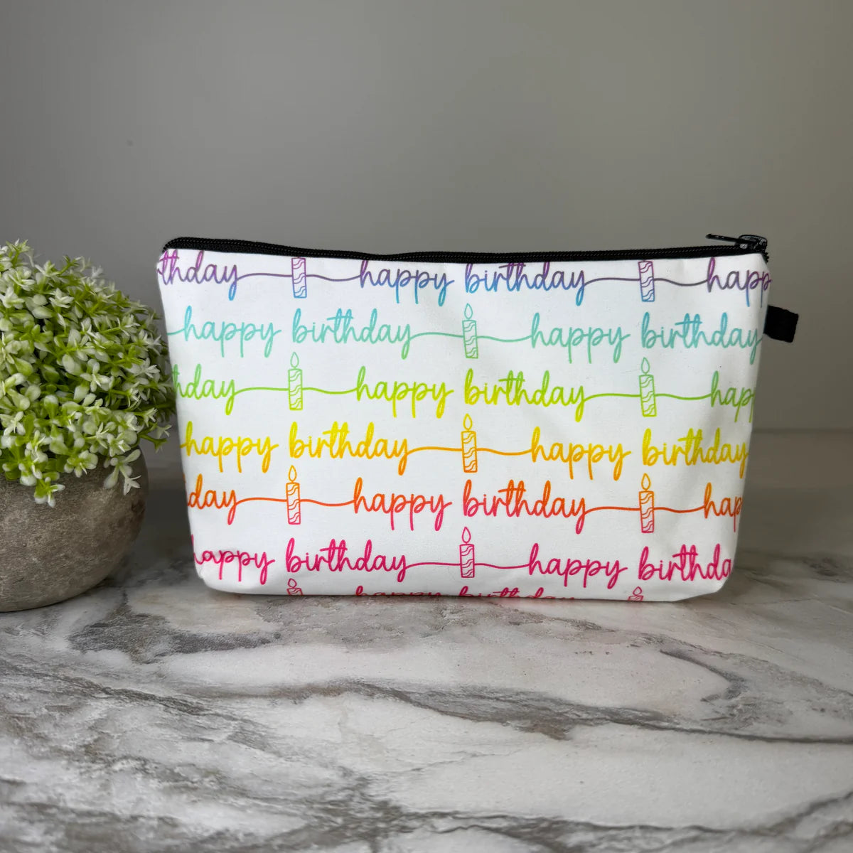 Birthday theme pouch