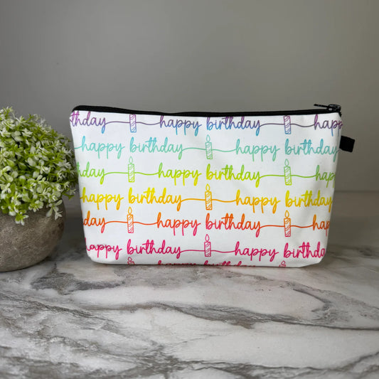 Birthday theme pouch