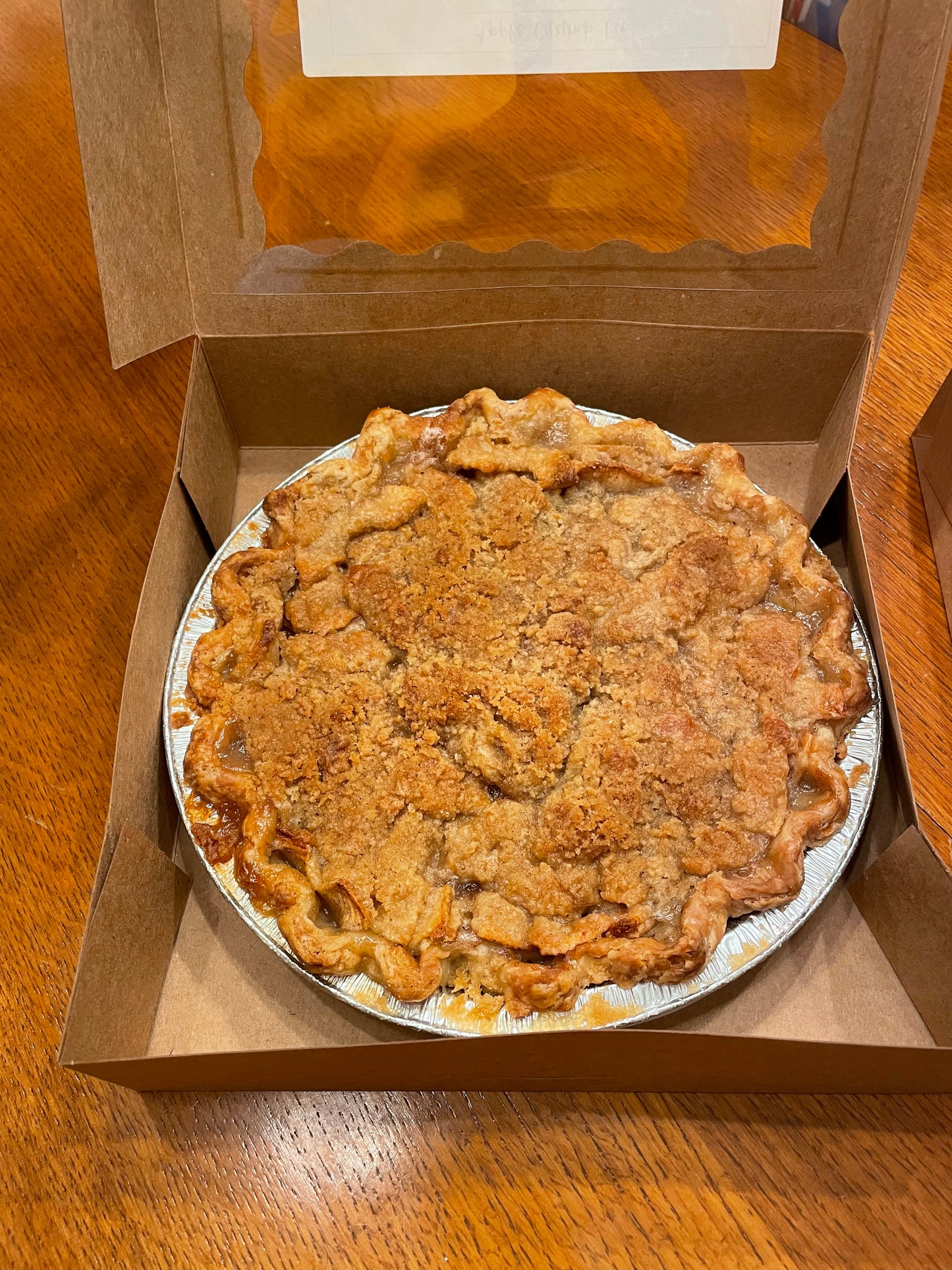 Apple Crumb Pie