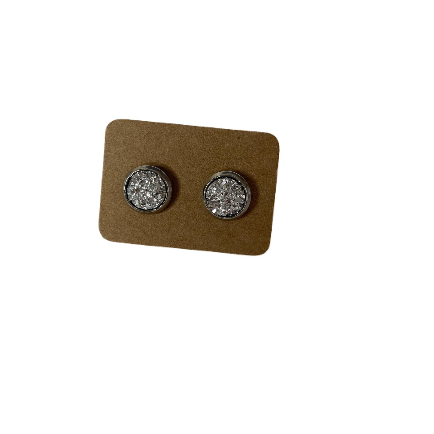 Druzy stud earrings