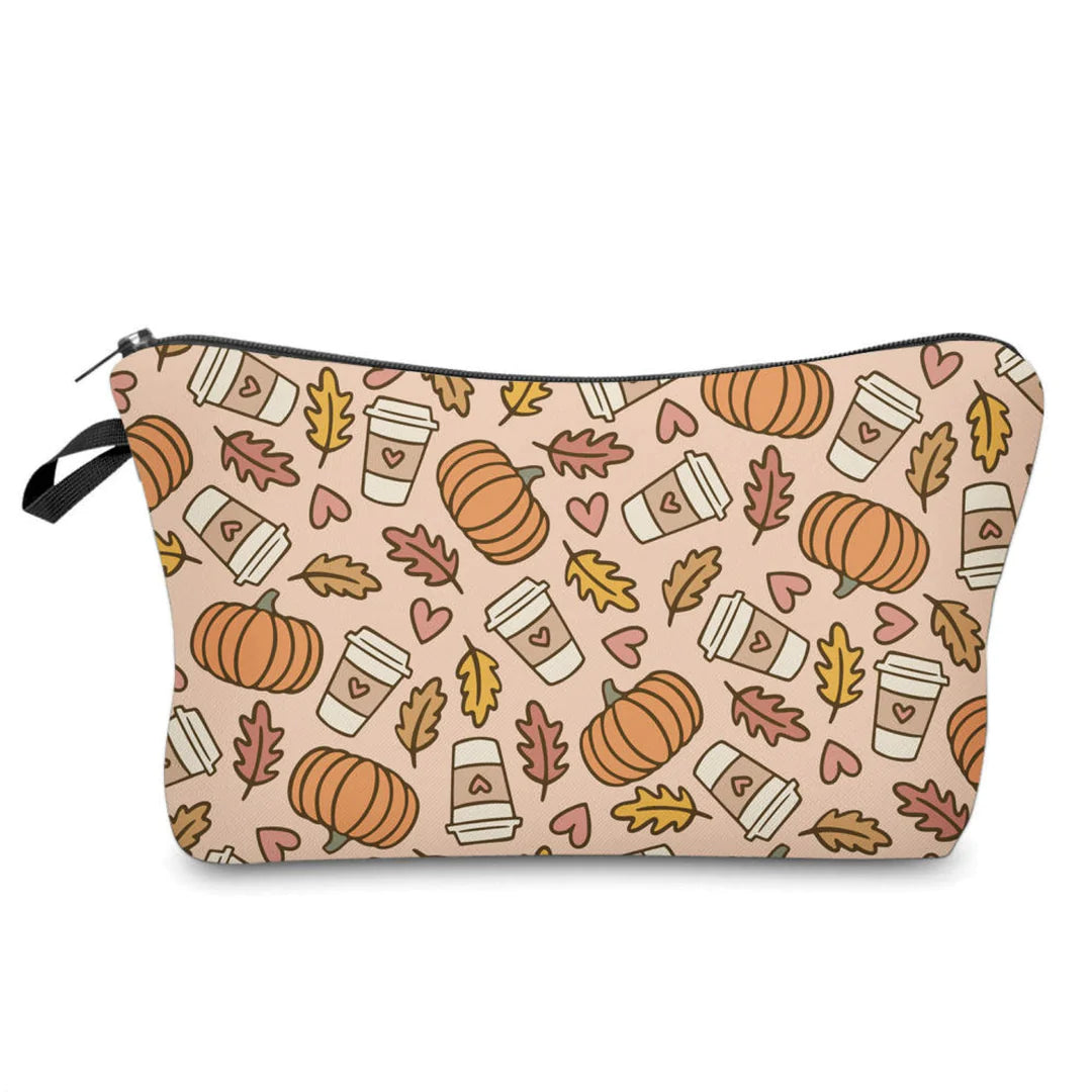 Pumpkins, Leaves, & Coffee-Pouch