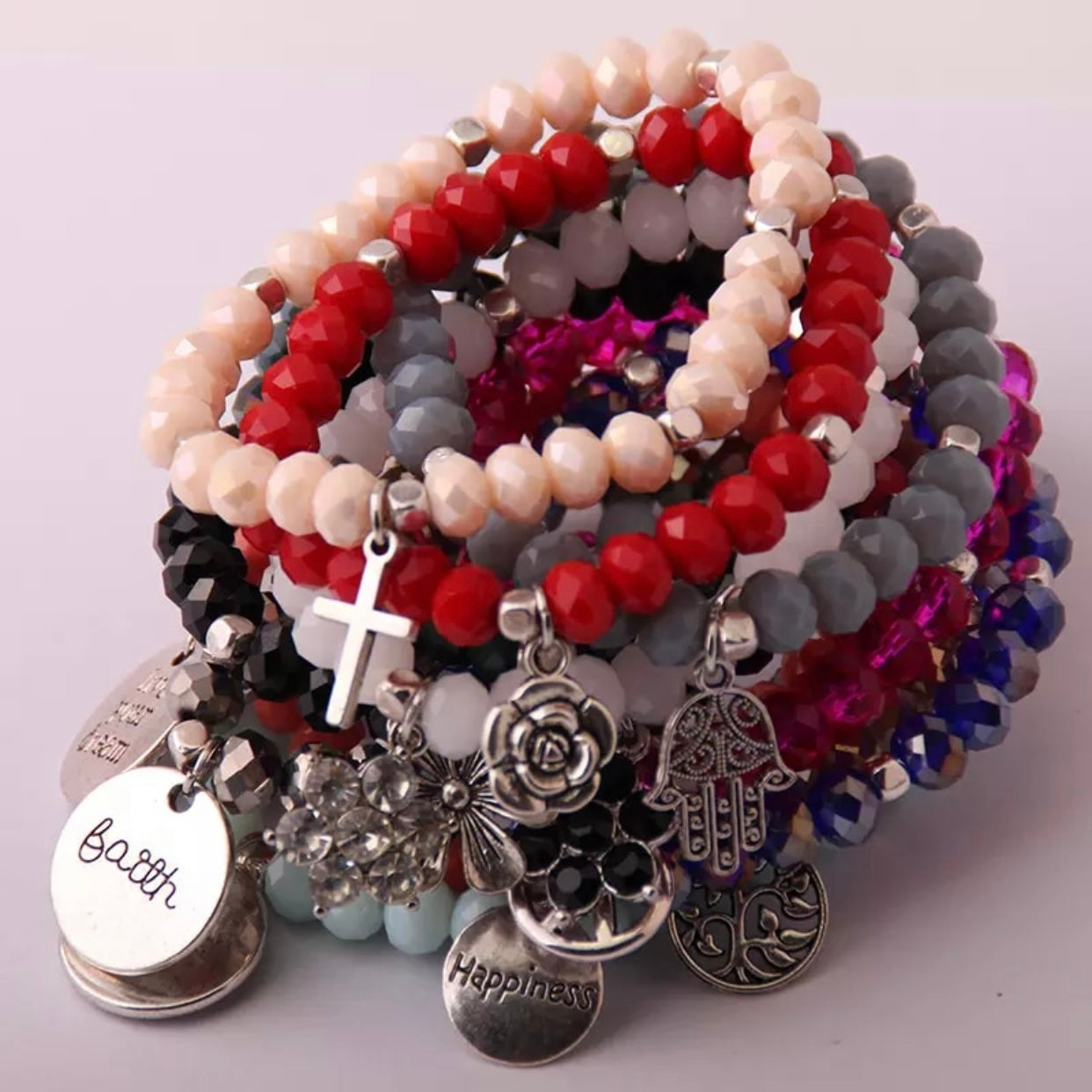 Bracelet - Medium Sized Bead with Charm