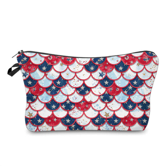 Patriotic Mermaid scales-Pouch