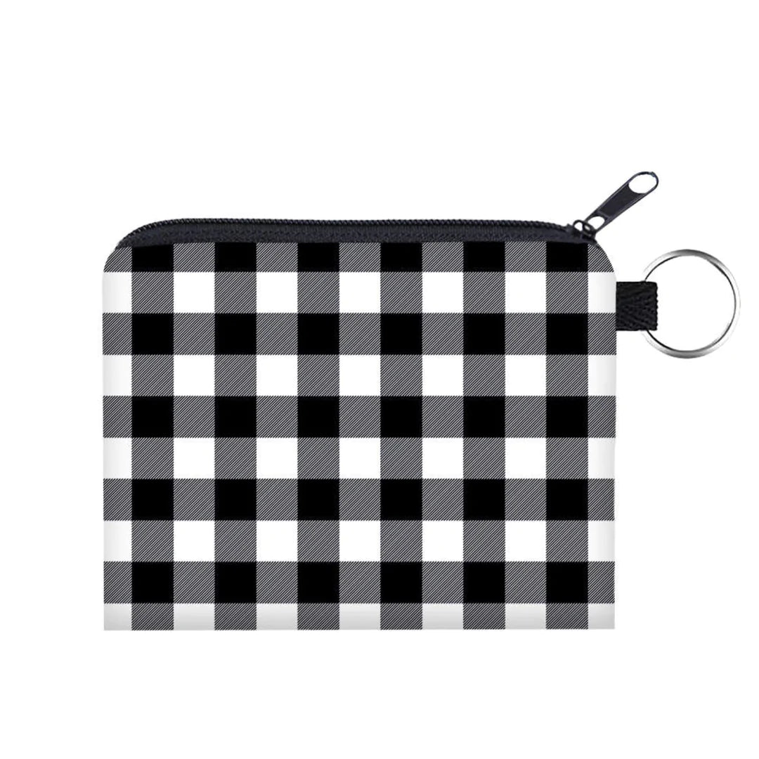 Coin Purse keychain-Plaid